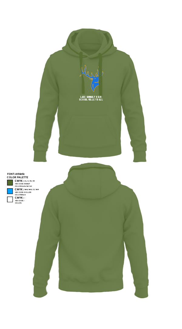 Hoodie, Lake Quinault High School Volleyball, Women's Volleyball, Teamtime, Team time, sublimation, custom sports apparel, team uniforms, spirit wear, spiritwear, sports uniforms, custom shirts, team store, custom team store, fundraiser sports, apparel fundraiser