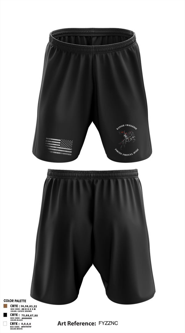 Athletic Shorts With Pockets, Ranger Challenge, , Teamtime, Team time, sublimation, custom sports apparel, team uniforms, spirit wear, spiritwear, sports uniforms, custom shirts, team store, custom team store, fundraiser sports, apparel fundraiser