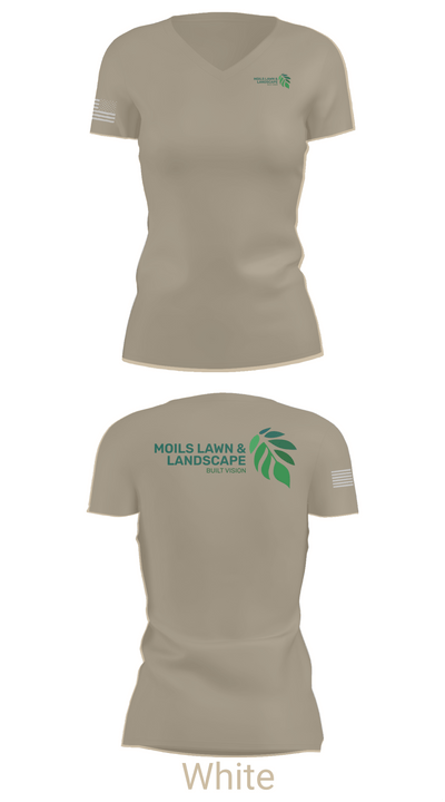 Moils Lawn and landscape 2540388 Women's Short Sleeve V-neck Shirt - 19
