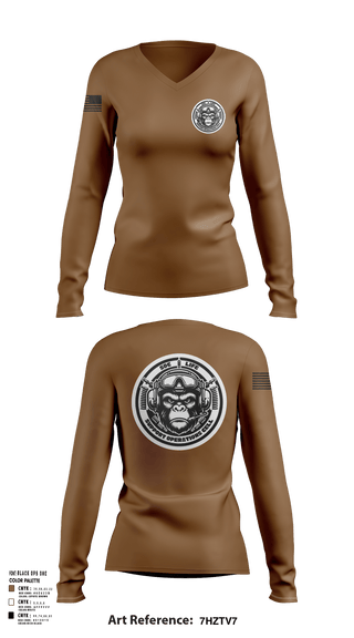 Women's Long Sleeve Vneck Shirt, SMTC, , Teamtime, Team time, sublimation, custom sports apparel, team uniforms, spirit wear, spiritwear, sports uniforms, custom shirts, team store, custom team store, fundraiser sports, apparel fundraiser