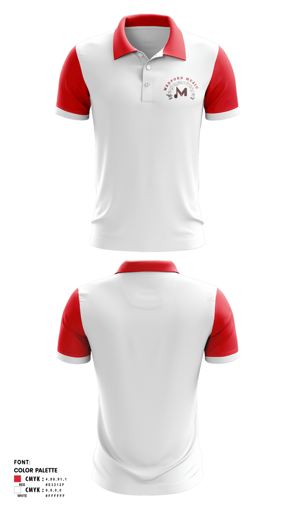 Short Sleeve Performance Polo, Medford Area Senior High School Band, Spirit Store, Teamtime, Team time, sublimation, custom sports apparel, team uniforms, spirit wear, spiritwear, sports uniforms, custom shirts, team store, custom team store, fundraiser sports, apparel fundraiser