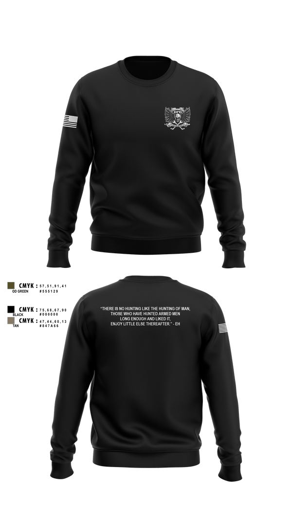 Crew Neck Sweatshirt, Denver Police Fugitive Unit, Police, Teamtime, Team time, sublimation, custom sports apparel, team uniforms, spirit wear, spiritwear, sports uniforms, custom shirts, team store, custom team store, fundraiser sports, apparel fundraiser