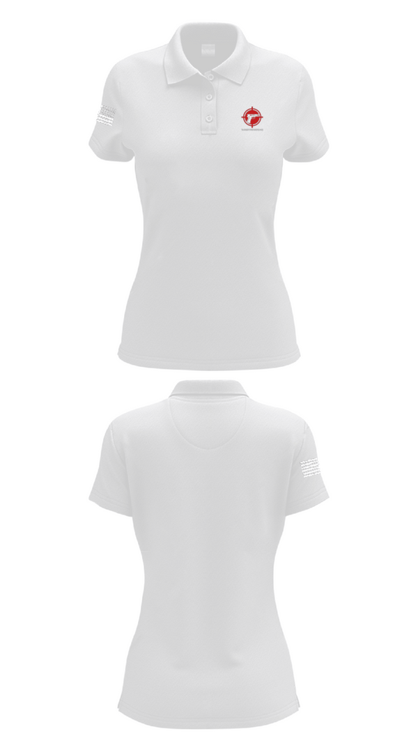 Womens Short Sleeve Performance Polo, Target Pro Defense, , Teamtime, Team time, sublimation, custom sports apparel, team uniforms, spirit wear, spiritwear, sports uniforms, custom shirts, team store, custom team store, fundraiser sports, apparel fundraiser