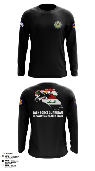 Long Sleeve Performance Polo, 44th ICBT, National Guard, Teamtime, Team time, sublimation, custom sports apparel, team uniforms, spirit wear, spiritwear, sports uniforms, custom shirts, team store, custom team store, fundraiser sports, apparel fundraiser