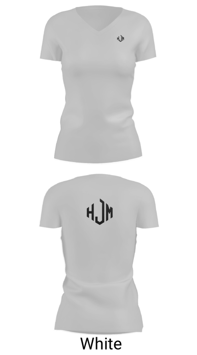 Hjm warcubs 84604610 Women's Short Sleeve V-neck Shirt - 19