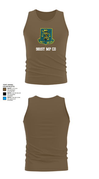 Tank Top, 981st MP CO, , Teamtime, Team time, sublimation, custom sports apparel, team uniforms, spirit wear, spiritwear, sports uniforms, custom shirts, team store, custom team store, fundraiser sports, apparel fundraiser