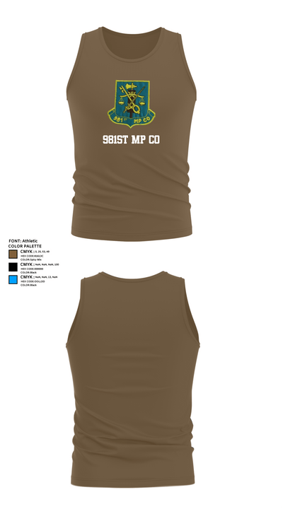981st MP CO 43047694 Tank Top - 19