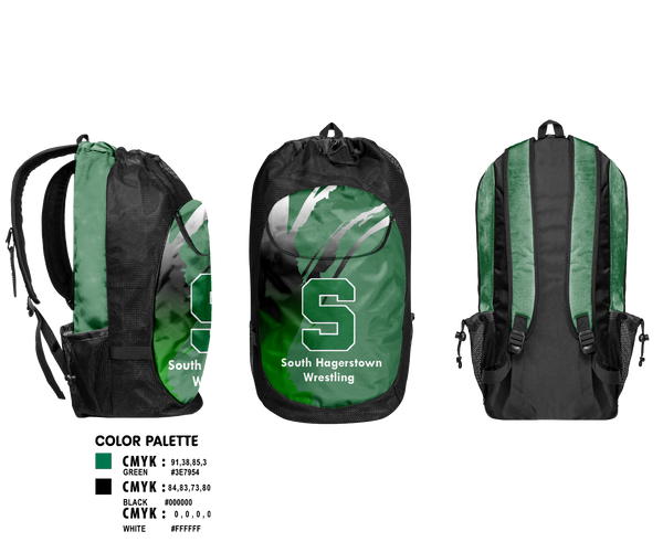 Gear Bag, South Hagerstown High School Wrestling, Wrestling, Teamtime, Team time, sublimation, custom sports apparel, team uniforms, spirit wear, spiritwear, sports uniforms, custom shirts, team store, custom team store, fundraiser sports, apparel fundraiser