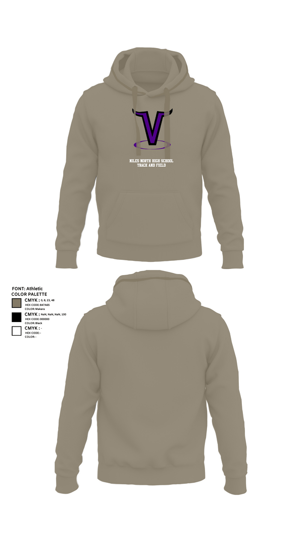Hoodie, Niles North High School Track and Field, Track & Field, Teamtime, Team time, sublimation, custom sports apparel, team uniforms, spirit wear, spiritwear, sports uniforms, custom shirts, team store, custom team store, fundraiser sports, apparel fundraiser