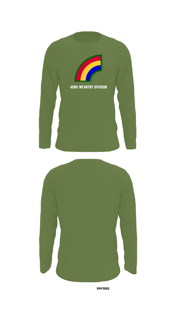 Long Sleeve Performance Shirt, 42ND Infantry Division, Army, Teamtime, Team time, sublimation, custom sports apparel, team uniforms, spirit wear, spiritwear, sports uniforms, custom shirts, team store, custom team store, fundraiser sports, apparel fundraiser