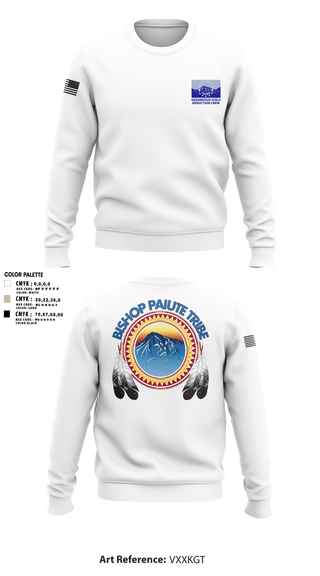 Crew Neck Sweatshirt, Bishop Paiute EMO/ Hazardous Fiels Reduction, Fire Department, Teamtime, Team time, sublimation, custom sports apparel, team uniforms, spirit wear, spiritwear, sports uniforms, custom shirts, team store, custom team store, fundraiser sports, apparel fundraiser
