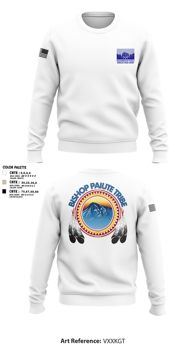 Bishop Paiute EMO/ Hazardous Fiels Reduction 49408789 Crew Neck Sweatshirt - 5