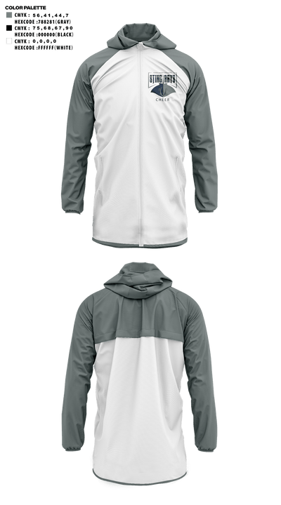 Coastal Academy High School Cheer 84548138 Windbreaker - 45