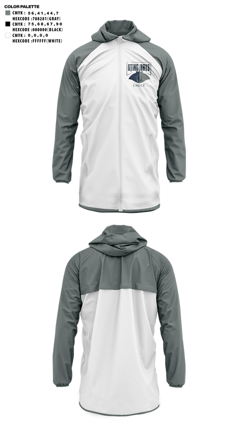Windbreaker, Coastal Academy High School Cheer, Cheer, Teamtime, Team time, sublimation, custom sports apparel, team uniforms, spirit wear, spiritwear, sports uniforms, custom shirts, team store, custom team store, fundraiser sports, apparel fundraiser