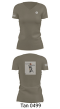 a-co 2-2in 3/10 62534223 Women's Short Sleeve V-neck Shirt - 68