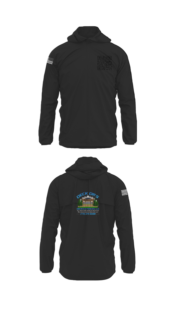 Windbreaker, Deck Dr’s Decks and Fences, , Teamtime, Team time, sublimation, custom sports apparel, team uniforms, spirit wear, spiritwear, sports uniforms, custom shirts, team store, custom team store, fundraiser sports, apparel fundraiser