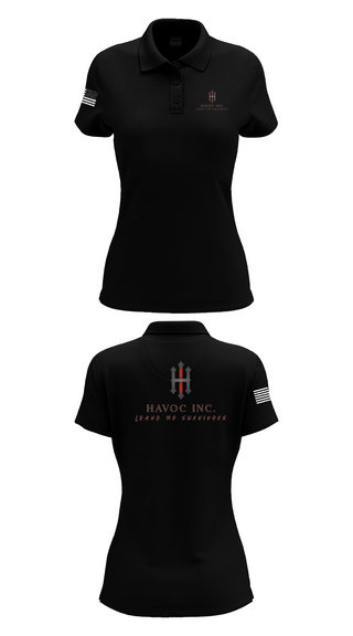 Womens Short Sleeve Performance Polo, HAVOC INC, , Teamtime, Team time, sublimation, custom sports apparel, team uniforms, spirit wear, spiritwear, sports uniforms, custom shirts, team store, custom team store, fundraiser sports, apparel fundraiser