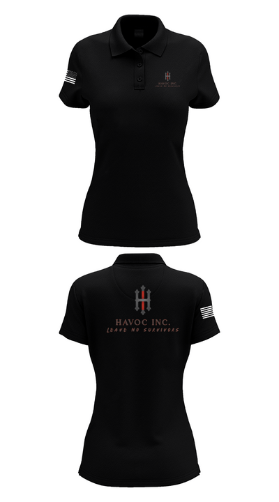 HAVOC INC 6408447 Women's Short Sleeve Performance Polo  - 36