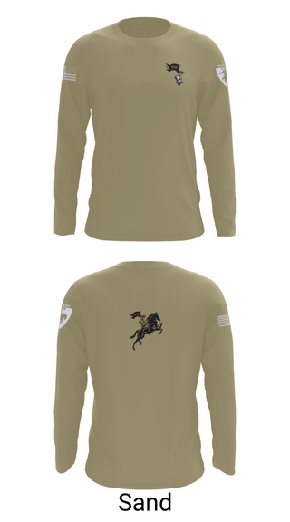 Long Sleeve Performance Shirt, Oklahoma State University Ranger Challenge, Army, Teamtime, Team time, sublimation, custom sports apparel, team uniforms, spirit wear, spiritwear, sports uniforms, custom shirts, team store, custom team store, fundraiser sports, apparel fundraiser