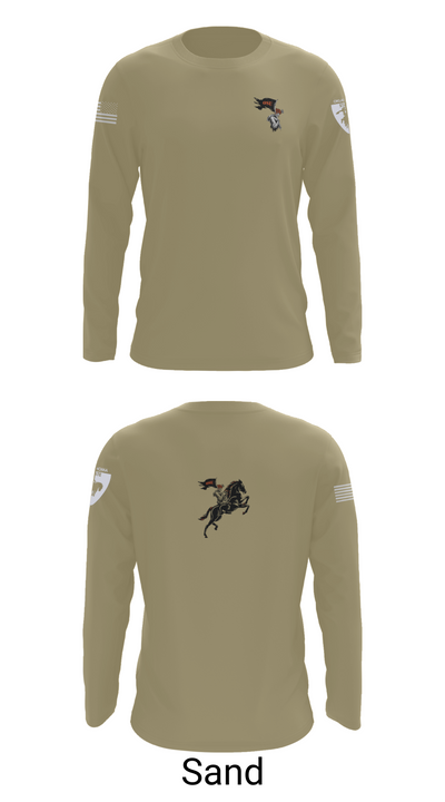 Oklahoma State University Ranger Challenge 45471102 Long Sleeve Performance Shirt 86