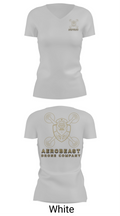 AeroBeast 64467667 Women's Short Sleeve V-neck Shirt - 19