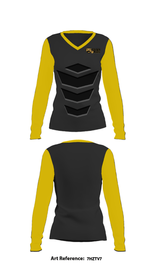 Women's Long Sleeve Vneck Shirt, Bishop Garrigan Catholic Junior High School Track, Track & Field, Teamtime, Team time, sublimation, custom sports apparel, team uniforms, spirit wear, spiritwear, sports uniforms, custom shirts, team store, custom team store, fundraiser sports, apparel fundraiser