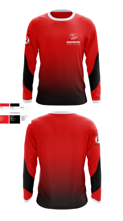 Ringwood High School Band 93603329 Long Sleeve Performance Shirt - 1
