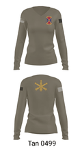 10th Army Air and Missile Command 85697191 Women's Long Sleeve V-neck Shirt - 77