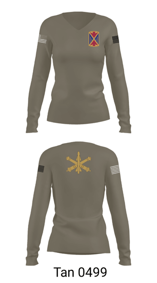 Womens Long Sleeve Vneck Shirt, 10th Army Air and Missile Command, Army, Teamtime, Team time, sublimation, custom sports apparel, team uniforms, spirit wear, spiritwear, sports uniforms, custom shirts, team store, custom team store, fundraiser sports, apparel fundraiser