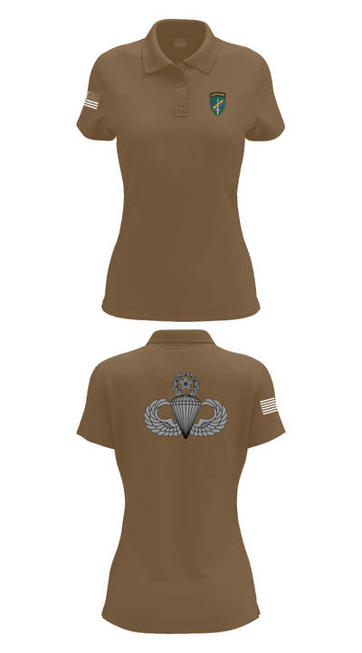 Charlie “Chaos” Company 47870658 Women's Short Sleeve Performance Polo  - 15