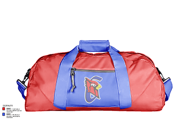 Duffle Bag, Cheney Cardinals Bowling, Bowling, Teamtime, Team time, sublimation, custom sports apparel, team uniforms, spirit wear, spiritwear, sports uniforms, custom shirts, team store, custom team store, fundraiser sports, apparel fundraiser