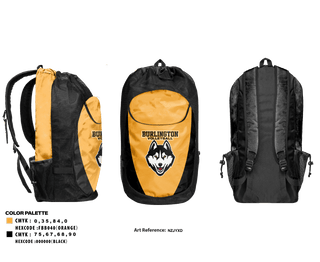 Gear Bag, Burlington High School Volleyball, Women's Volleyball, Teamtime, Team time, sublimation, custom sports apparel, team uniforms, spirit wear, spiritwear, sports uniforms, custom shirts, team store, custom team store, fundraiser sports, apparel fundraiser