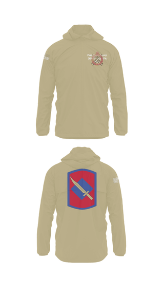 Windbreaker, Fox Company 39th BSB (FA FSC), National Guard, Teamtime, Team time, sublimation, custom sports apparel, team uniforms, spirit wear, spiritwear, sports uniforms, custom shirts, team store, custom team store, fundraiser sports, apparel fundraiser