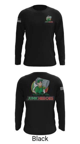Long Sleeve Performance Shirt, Junk Heroes, , Teamtime, Team time, sublimation, custom sports apparel, team uniforms, spirit wear, spiritwear, sports uniforms, custom shirts, team store, custom team store, fundraiser sports, apparel fundraiser
