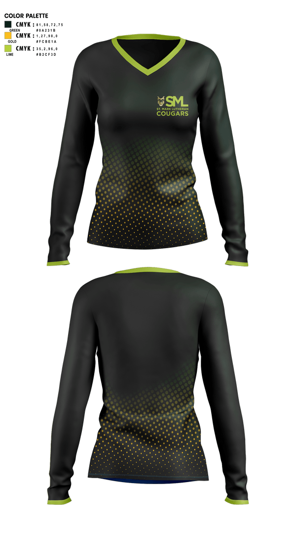 Womens Long Sleeve Vneck Shirt, Denison High School Swimming, Swimming, Teamtime, Team time, sublimation, custom sports apparel, team uniforms, spirit wear, spiritwear, sports uniforms, custom shirts, team store, custom team store, fundraiser sports, apparel fundraiser