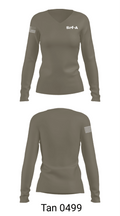 Srf-A 55487015 Women's Long Sleeve V-neck Shirt - 73