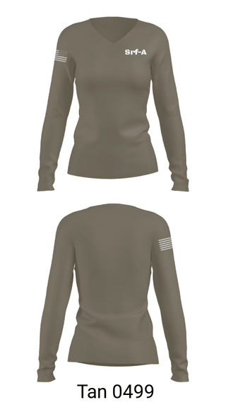 Womens Long Sleeve Vneck Shirt, Srf-A, Navy, Teamtime, Team time, sublimation, custom sports apparel, team uniforms, spirit wear, spiritwear, sports uniforms, custom shirts, team store, custom team store, fundraiser sports, apparel fundraiser