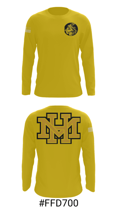 Mount Hebron High School Tennis 87801996 Long Sleeve Performance Shirt - 18