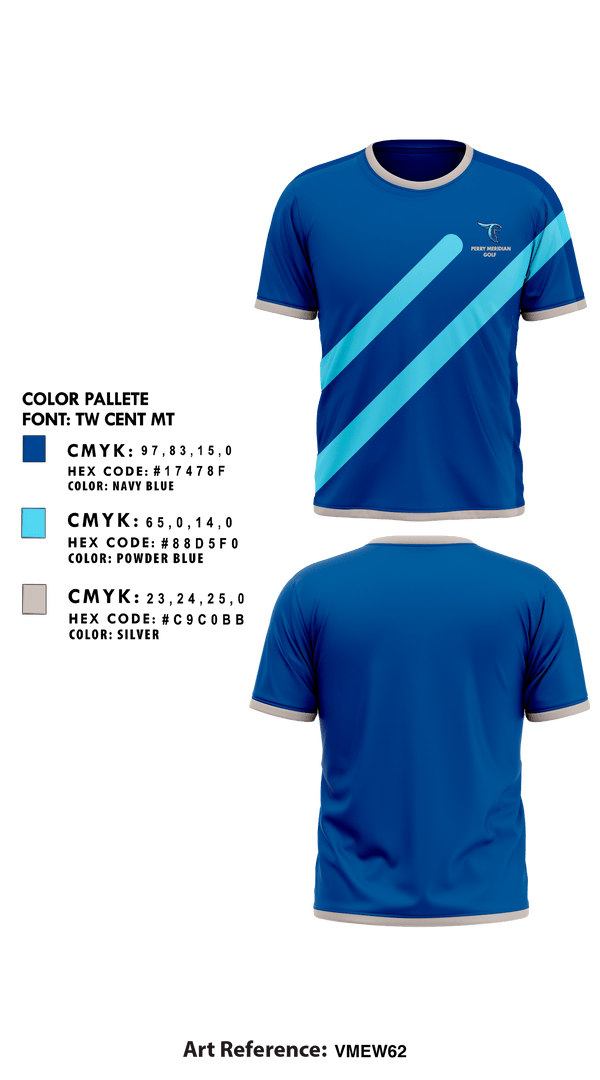 Short Sleeve Performance Shirt, Perry Meridian High School Golf, Golf, Teamtime, Team time, sublimation, custom sports apparel, team uniforms, spirit wear, spiritwear, sports uniforms, custom shirts, team store, custom team store, fundraiser sports, apparel fundraiser