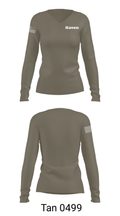 Raven 96310288 Women's Long Sleeve V-neck Shirt - 77