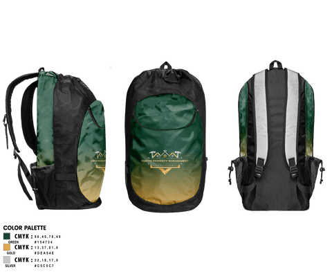 Gear Bag, Curtis Property Management, , Teamtime, Team time, sublimation, custom sports apparel, team uniforms, spirit wear, spiritwear, sports uniforms, custom shirts, team store, custom team store, fundraiser sports, apparel fundraiser