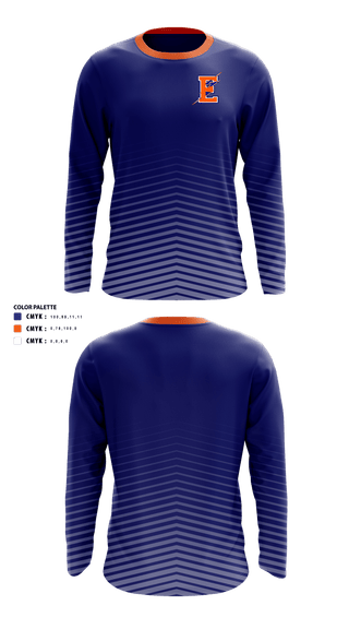 Long Sleeve Performance Shirt, Edison High School Cross Country, Cross Country, Teamtime, Team time, sublimation, custom sports apparel, team uniforms, spirit wear, spiritwear, sports uniforms, custom shirts, team store, custom team store, fundraiser sports, apparel fundraiser