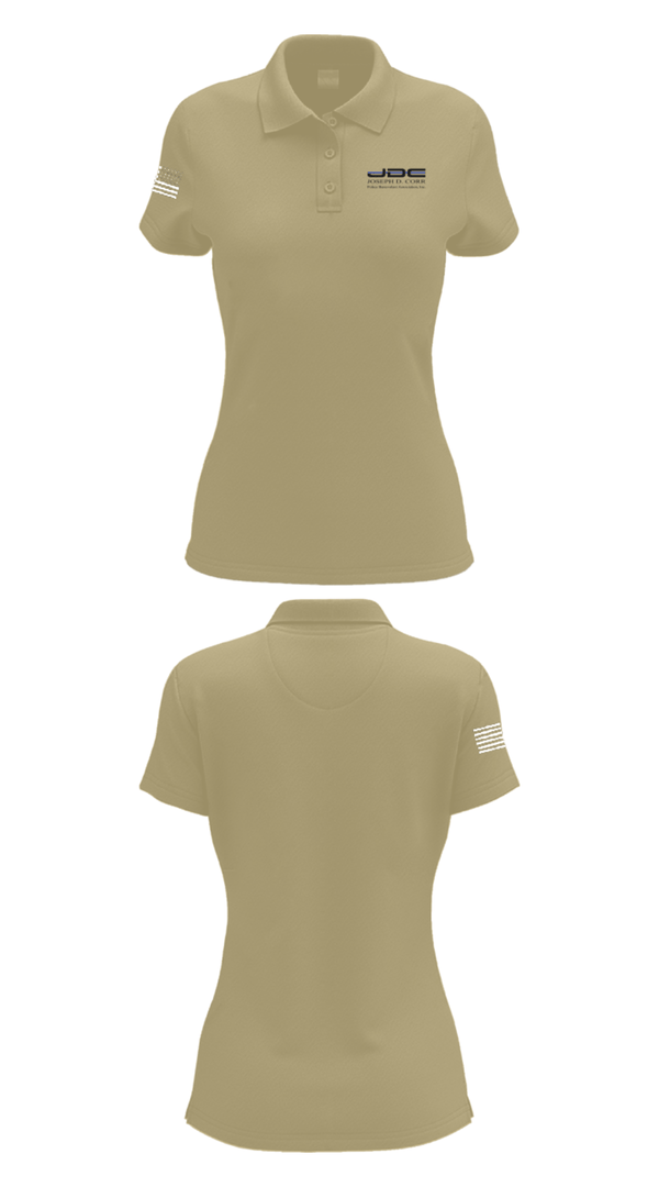 Womens Short Sleeve Performance Polo, JDC PBA, Police, Teamtime, Team time, sublimation, custom sports apparel, team uniforms, spirit wear, spiritwear, sports uniforms, custom shirts, team store, custom team store, fundraiser sports, apparel fundraiser