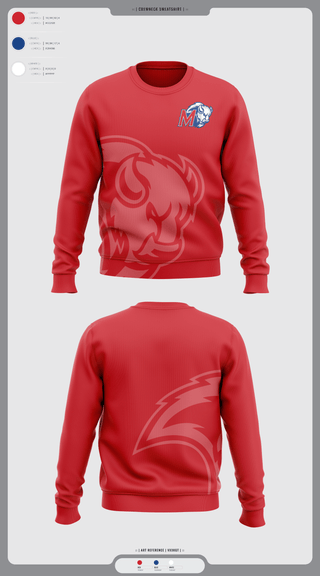 Crew Neck Sweatshirt, Madras High School Cross Country, Cross Country, Teamtime, Team time, sublimation, custom sports apparel, team uniforms, spirit wear, spiritwear, sports uniforms, custom shirts, team store, custom team store, fundraiser sports, apparel fundraiser