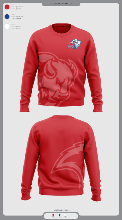 Madras High School Cross Country 26363837 Crew Neck Sweatshirt - 1