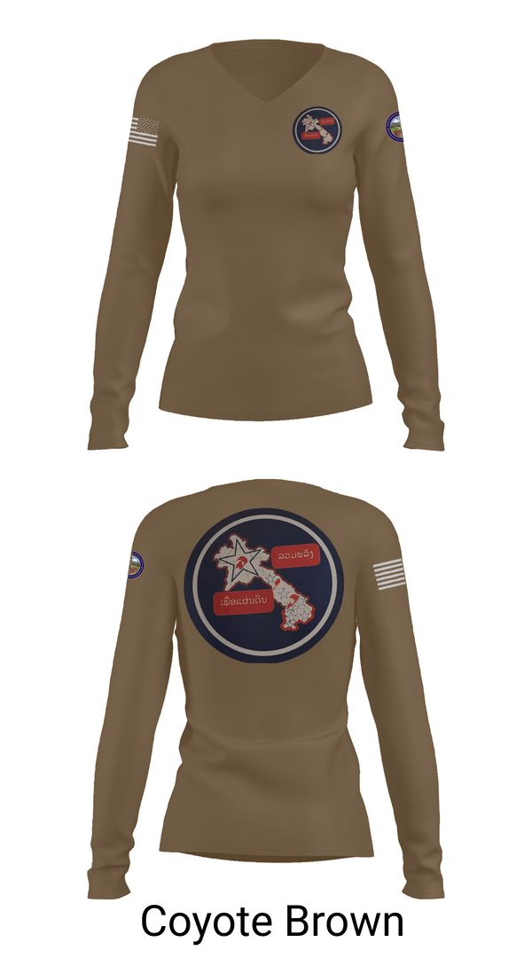 Womens Long Sleeve Vneck Shirt, saul, , Teamtime, Team time, sublimation, custom sports apparel, team uniforms, spirit wear, spiritwear, sports uniforms, custom shirts, team store, custom team store, fundraiser sports, apparel fundraiser