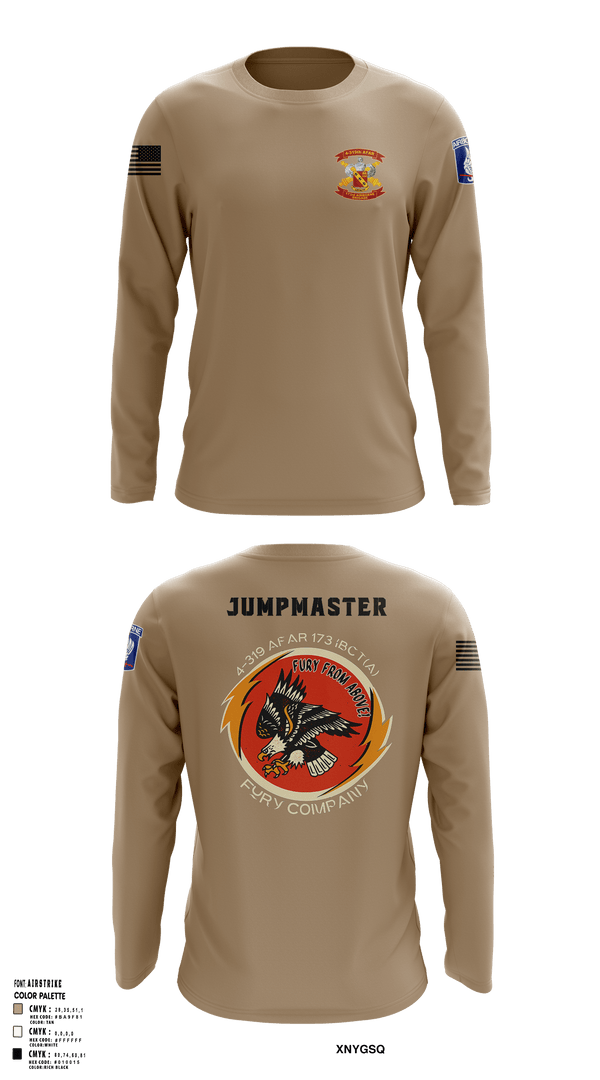 Long Sleeve Performance Shirt, FCO 4-319 AFAR, 173 IBCT(A), Army, Teamtime, Team time, sublimation, custom sports apparel, team uniforms, spirit wear, spiritwear, sports uniforms, custom shirts, team store, custom team store, fundraiser sports, apparel fundraiser