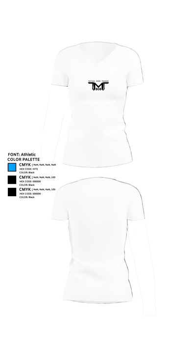 Tactical Miami Training 85748416 Women's Short Sleeve V-neck Shirt - 18