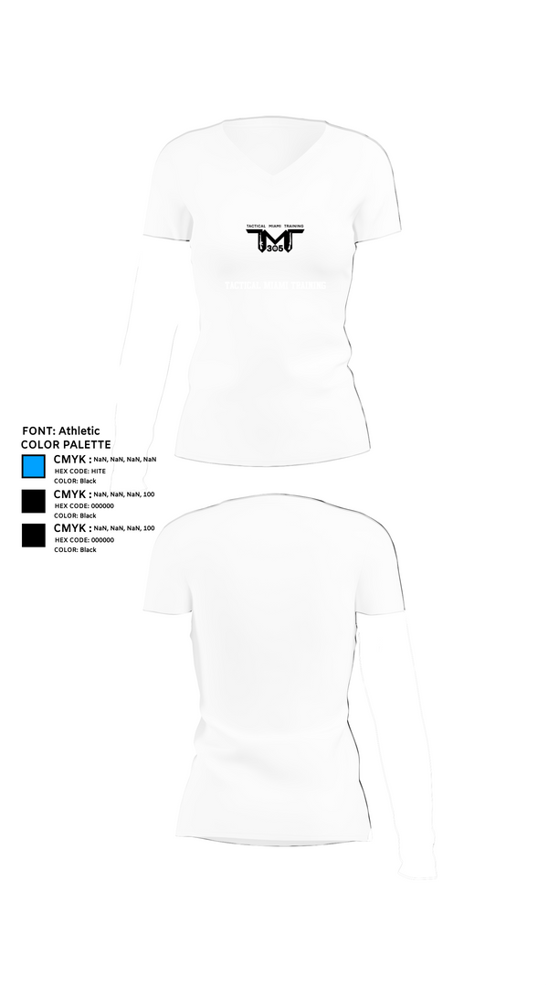 Womens Short Sleeve Vneck Shirt, Tactical Miami Training, Space Force, Teamtime, Team time, sublimation, custom sports apparel, team uniforms, spirit wear, spiritwear, sports uniforms, custom shirts, team store, custom team store, fundraiser sports, apparel fundraiser