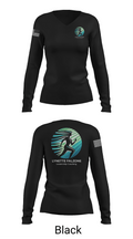 Lynette Falzone 70378339 Women's Long Sleeve V-neck Shirt -1 35